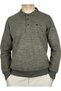 Men's Green Pocketed Thick Long Sleeve Soft Textured Thessaloniki Sweater - 2
