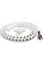 Wozlo Spiral Cable Organizer Collector White 1.5 Meters - 4
