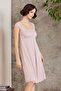 4005 Maternity Maternity Dressing Gown Nightgown Set-powder - 2