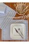 American Service, Jute Textured, Linen Linen Gray 6 Pieces