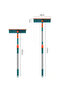 Telescopic Double-Sided Glass Cleaner Wall Surface Glass Wiping Apparatus Mop Microfiber - 3