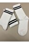 3 PAIRS OF BAMBOO TOE SEAMLESS STRAPPED COLLEGE SOCKS - 3
