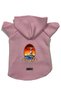 Hooded Fleece Sweatshirt Dog and Cat Outfit & Dress - Pink Lighthouse - Size XS