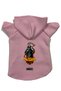 Hooded Fleece Sweatshirt Dog and Cat Outfit & Dress - Pink Halloween Grim Reaper - Size XS
