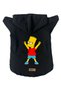 Hooded Fleece Sweatshirt Dog and Cat Outfit & Dress - Black Bart Simpson - Size XL