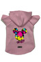 Hooded Fleece Sweatshirt Dog and Cat Outfit & Dress - Pink New Mickey Mouse 2 - Size XL