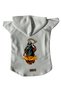 Hooded Fleece Sweatshirt Dog and Cat Outfit & Dress - White Halloween Grim Reaper - Size XL