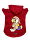 Hooded Fleece Sweatshirt Dog and Cat Outfit & Dress - Red Lola