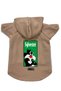 Hooded Fleece Sweatshirt Dog and Cat Outfit & Dress - Beige Sylvester - Size XS