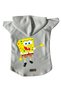 Hooded Fleece Sweatshirt Dog and Cat Outfit & Dress - White Sponge Bob