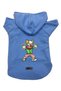Hooded Fleece Sweatshirt Dog and Cat Outfit & Dress - Blue Evil Clown