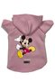 Hooded Fleece Sweatshirt Dog and Cat Outfit & Dress - Pink New Mickey - Size S
