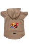 Hooded Fleece Sweatshirt Dog and Cat Outfit & Gown - Beige Cando003 - Size XL