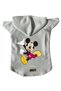 Hooded Fleece Sweatshirt Dog and Cat Outfit & Dress - White New Mickey - Size S