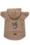 Hooded Fleece Sweatshirt Dog and Cat Outfit & Dress - Beige DBZ 05