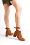 2516 Tan Suede Short Ankle Boots - 3