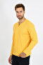 - 5524 New Season V-Cut Buttoned Brow Ribbed Knit Zak Standard Fit – Suitable for Daily Use - 4