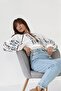 Women's White Tasseled Vintage Embroidered Cotton Blouse - 6