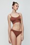 C13001 Seamless Slip Panties Brown - 2