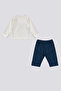 US Polo AssnWhite Baby Boy Set - 4