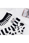 5 Pairs Unisex Cow Model Washable College Tennis Socks Perfumed - 4