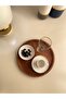 Wooden BEAN ROUND Presentation Tray COFFEE PRESENTATION 6 pieces set 30 cm - 2