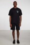 Reorıent Men's Oversize Fit 100% Cotton Thick Textured Printed T-shirt - 3