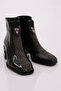 Women's Heeled Boots Black Crocodile 421193488 - 2