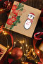 Happy New Year Sticker 4 Cm 35 Pieces - Water Resistant New Year Christmas Figures Label - 4