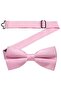 Men's Solid Color Satin Bow Tie - 2