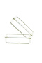 Bag Strap Length Adjusting Buckle 2.5 Cm Silver Color - Pack of 2 - Sliding Adjusting Buckle