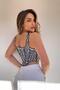 wft1802 Square Neck Zebra Sandy Blouse - 4