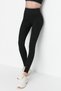 Black Seamless/Seamless Contrast Color Detailed Full Length Knitted Sports Tights TWOAW23TY00030 - 2