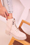 Beige Women's Boots & Booties 18399 - 5