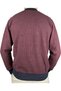 Men's Burgundy Winter Thick Long Sleeve Thessaloniki Sweater with Pockets - 4