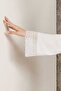 4005 Maternity Maternity Dressing Gown Nightgown Set-ecru - 4