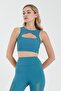 Turquoise Recovery Sports Bra - 4