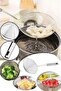 Stainless Steel Handle Strainer Colander 30cm