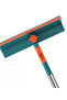 Telescopic Double-Sided Glass Cleaner Wall Surface Glass Wiping Apparatus Mop Microfiber - 4