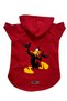 Hooded Fleece Sweatshirt Dog and Cat Outfit & Dress - Red Duffy - Size L