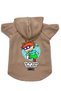 Hooded Fleece Sweatshirt Dog and Cat Outfit & Dress - Beige Rugrats Carlitos - Size S