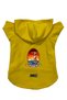Hooded Fleece Sweatshirt Dog and Cat Outfit & Dress - Yellow Lighthouse - Size M