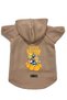 Hooded Fleece Sweatshirt Dog and Cat Outfit & Dress - Beige Goku Vegeta