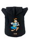 Hooded Fleece Sweatshirt Dog and Cat Outfit & Dress - Black Clown - Size M