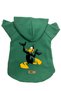 Hooded Fleece Sweatshirt Dog and Cat Outfit & Dress - Green Duffy - Size XL
