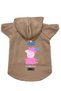 Hooded Fleece Sweatshirt Dog and Cat Outfit & Dress - Beige Peppa Pig