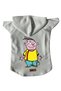 Hooded Fleece Sweatshirt Dog and Cat Outfit & Dress - White Ed - Size M