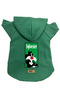 Hooded Fleece Sweatshirt Dog and Cat Outfit & Dress - Green Sylvester