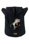 Hooded Fleece Sweatshirt Dog and Cat Outfit & Dress - Black IR005 - Size S
