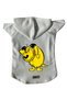 Hooded Fleece Sweatshirt Dog and Cat Outfit & Dress - White Rabugento - Size M